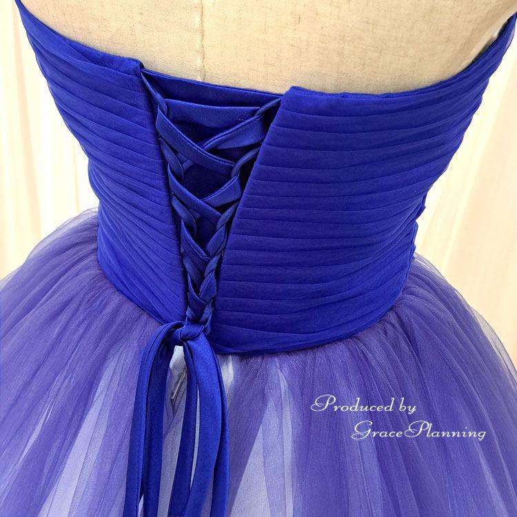 未使用級 ダイアナ　絵画　ブライダル　ドレス　演奏会　レース　青 未使用級 ダイアナ 絵画 ブライダル ドレス 演奏会 レース 青