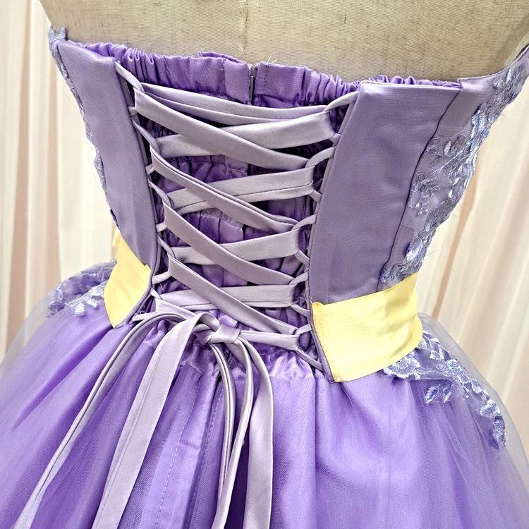 カラードレス 演奏会 発表会 緑 紫 オレンジ 青 結婚式 刺繍が華やかな