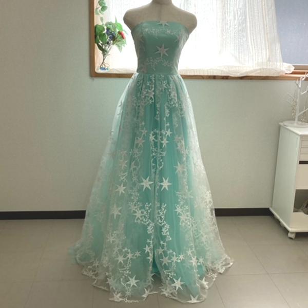 bluegreen dress 9号 約Mサイズ(ウエディング結婚式発表会演奏会 演奏会 コンクール 9号 tweed ツィードドレスグリーンドレス 発表会
