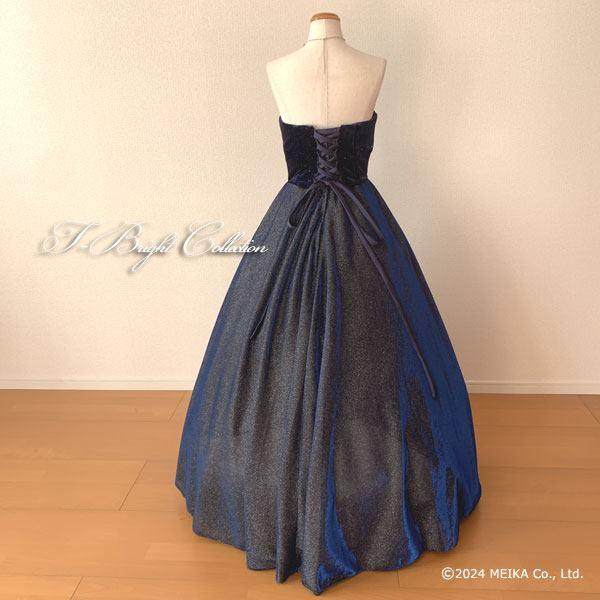 タグ付き(42)emotional dresses ロングドレス 玉虫色 カラードレス 緑 青 玉虫ゴールド 光沢 ロングドレス 結婚式 演奏会