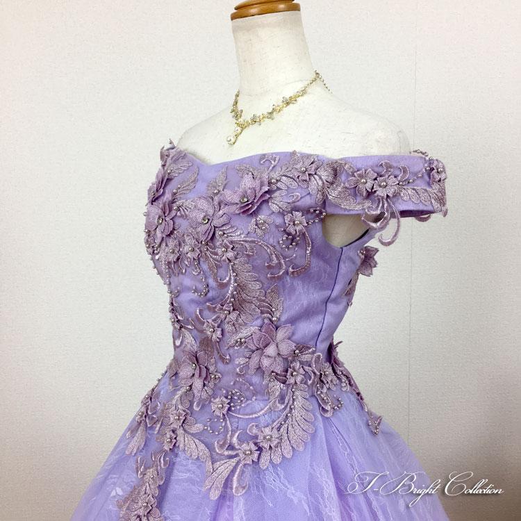 5～9号　ピンク・ラベンダー・ブルーの小花　レインボーカラーのかわいいドレス 5～9号 ピンク・ラベンダー・ブルーの小花 レインボーカラーの