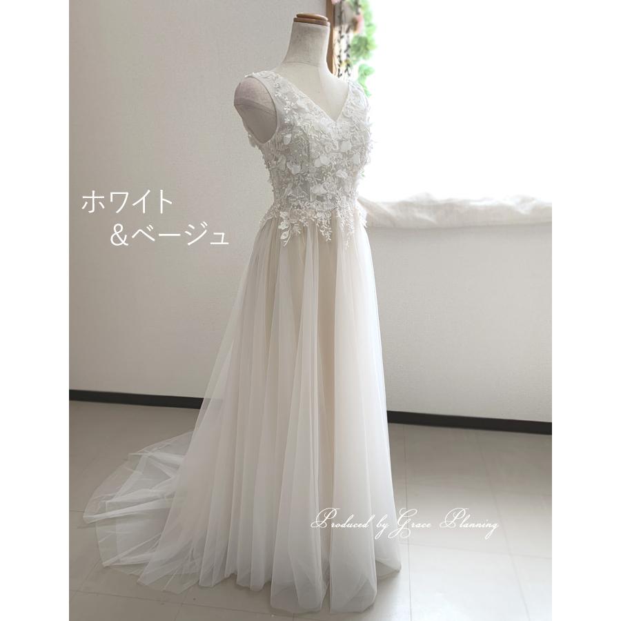 【ウェディングドレス】ウェディング　背中見せ　前撮り 結婚式 韓国　ホワイト 人気 ウェディングドレス ウエディングドレス 結婚式 前撮り