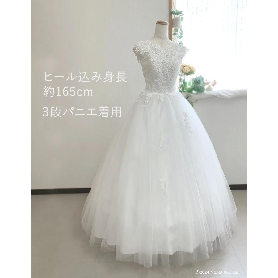 ウェディングドレス 結婚式 前撮り ノースリーブ キラキラと輝くビーズ