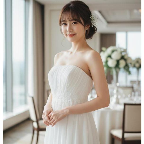 ウエディングドレス 結婚式 ウェディングドレス エンパイアライン