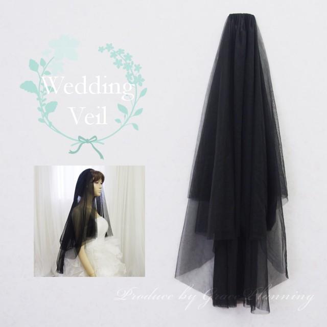 ウエディングベール コスプレ 仮装 パーティ 2段ベール 結婚式 花嫁 ブラック 黒 ゴスロリ系ファッション Ve2402bk Ve2402bk T ブライトショッピング 通販 Yahoo ショッピング