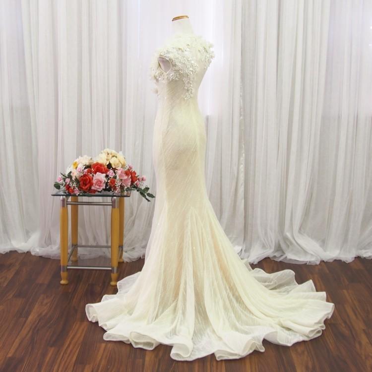 在庫処分 ウェディングドレス 5号 小さいサイズ マーメイド アイボリー 海外挙式 結婚式 二次会 花嫁ドレス ウエディング Wd328iv Wd328iv T ブライトショッピング 通販 Yahoo ショッピング