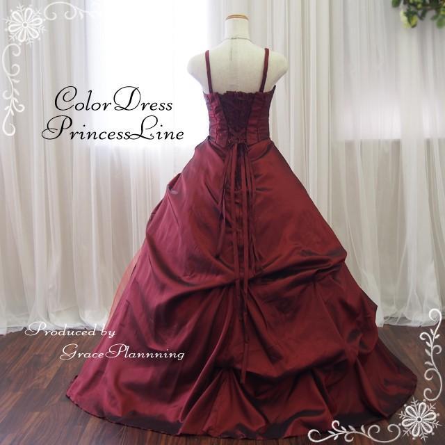 人気 カラードレス 演奏会 緑 ブルー 青 赤 パープル オレンジ 結婚式