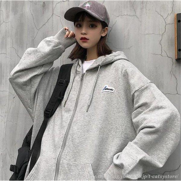 パーカー レディース 大きいサイズ パーカー 長袖パーカー 大きいサイズ トップス 春秋 韓国風 アウター 薄手代30代40代 Ln1028 Ny 058 Tーcats Yストア 通販 Yahoo ショッピング