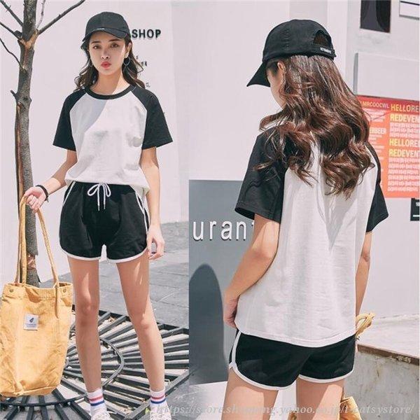 セットアップ レディース スウェットセット ルームウェア Tシャツ パンツ ジャージ 上下セット スエット スポーツ パジャマ 部屋着 税込