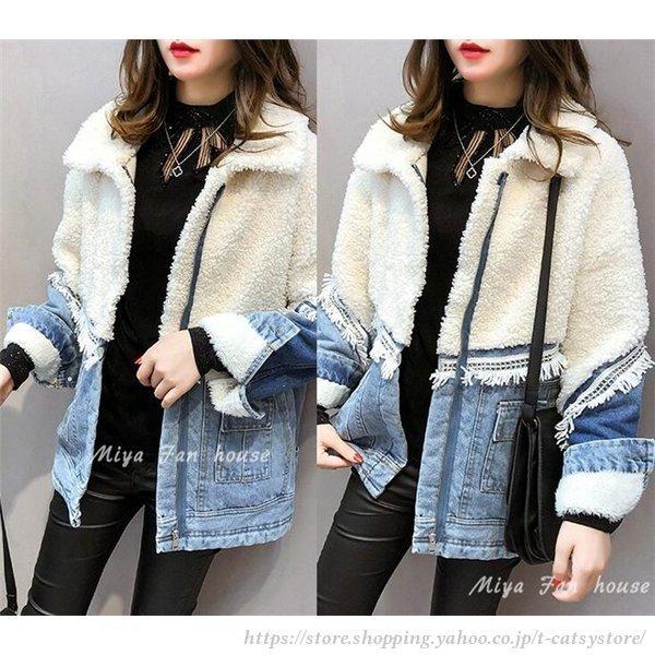 おトク情報がいっぱい コート レディース 春ジャケット モッズコート 50代 40代 30代 代 19 もこもこ アウター カジュアル ジャンバー 冬 ブルゾン 切り替え ミリタリー 厚手 ボア デニム レディース コート アウター Divin Com Co