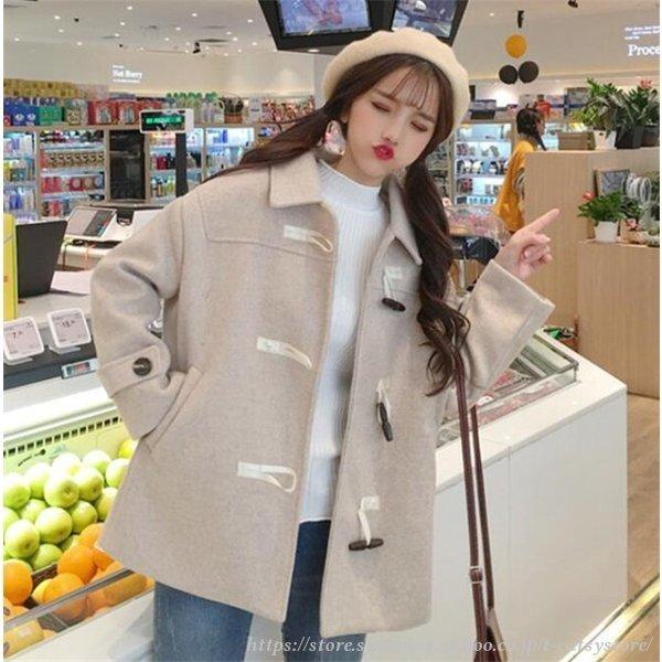 品質が完璧 ダッフルコート レディース 50代 40代 30代 代 レディースファッション 冬 オーバーコート 厚手 アウター ショート丈 洋服 ラシャ ダッフルコート カラー ベージュ Www Villanideluca Com