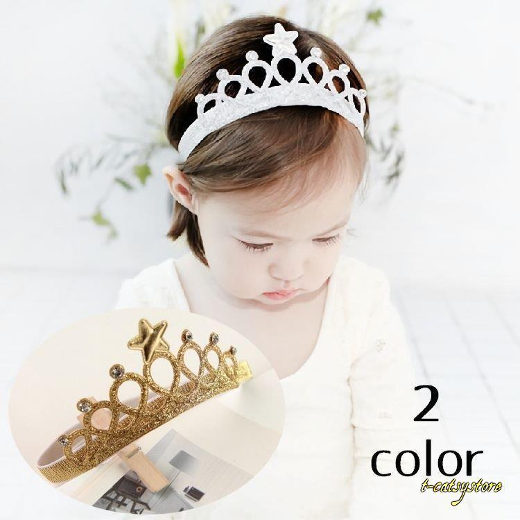 ヘアバンド ベビー 赤ちゃん ヘアアクセサリー 髪留め 髪飾り ティアラ 王冠 クラウン スター ラメ キラキラ ゴールド シルバー かわいい ヘ Ln Zak Tーcats Yストア 通販 Yahoo ショッピング