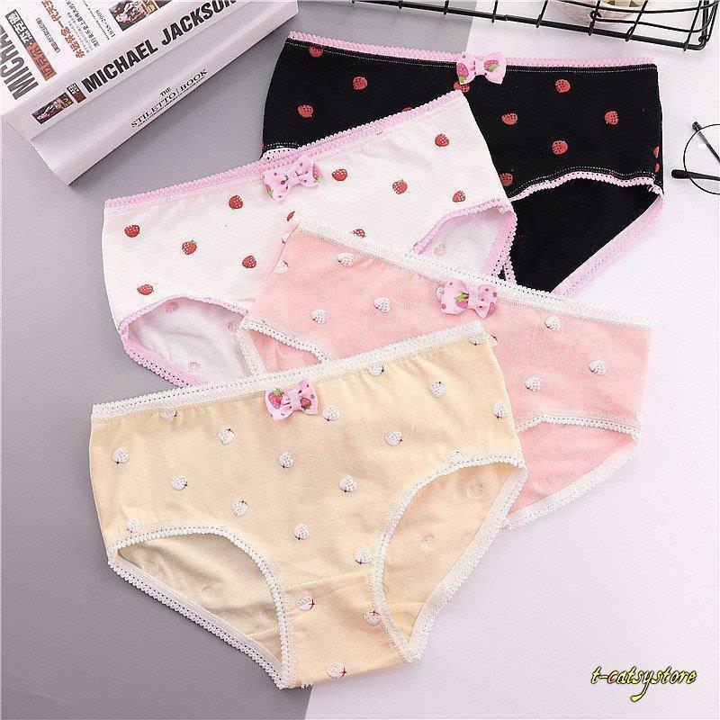 ジュニアショーツ スタンダード ショーツ ジュニア 女の子 かわいい パンツ リボン イチゴ 女子 下着 単品 子供用 インナー Ln Sho T Catsystore Tーcats Yストア 通販 Yahoo ショッピング
