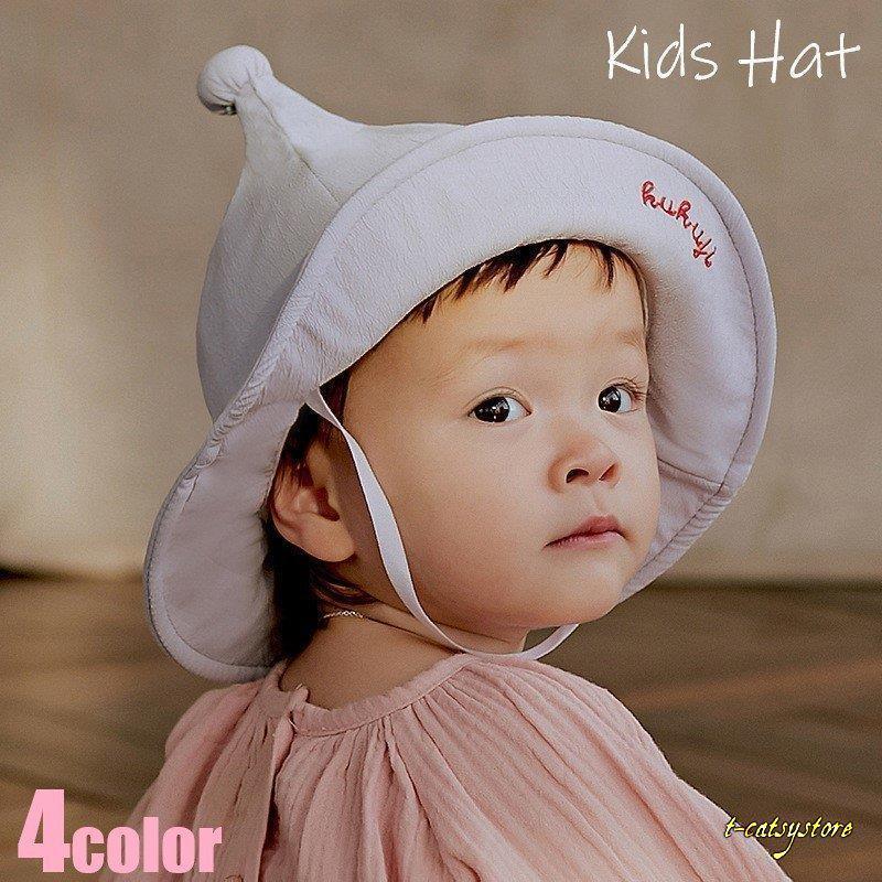 ハット とんがり帽子 子供用 ベビー キッズ ファッション雑貨 刺繍 顔 キャラクター ロゴ ブルー ピンク かわいい キュート カジュアル 特徴的 Ln Hat T Catsystore Tーcats Yストア 通販 Yahoo ショッピング