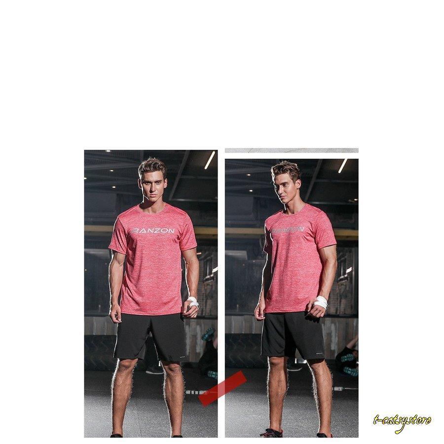 夏用 メンズ ランパン ランショーツ 上下セット 吸汗速乾 半袖tシャツ ジム トレーニングウェア ランニングウェア ジョギング 男性用 マラソン スポーツウエア Ln Y T Catsystore Tーcats Yストア 通販 Yahoo ショッピング