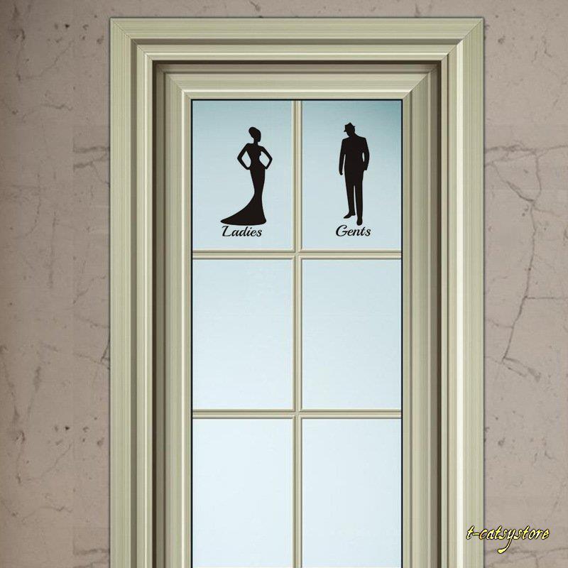 ウォールステッカー トイレ ドアシール ドアサイン 扉 お手洗い 御手洗い 洗面所 男女 Ladies Gents おしゃれ イラスト アイコン 窓 Lna Zak T Catsystore Tーcats Yストア 通販 Yahoo ショッピング