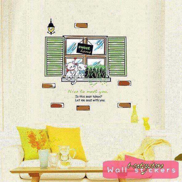 ウォールステッカー 壁紙シール 壁飾り 雑貨 猫 ネコ 動物 アニマル イラスト 手書き風 カラフル 可愛い キュート カジュアル 子ども部屋 Lna Zak T Catsystore Tーcats Yストア 通販 Yahoo ショッピング