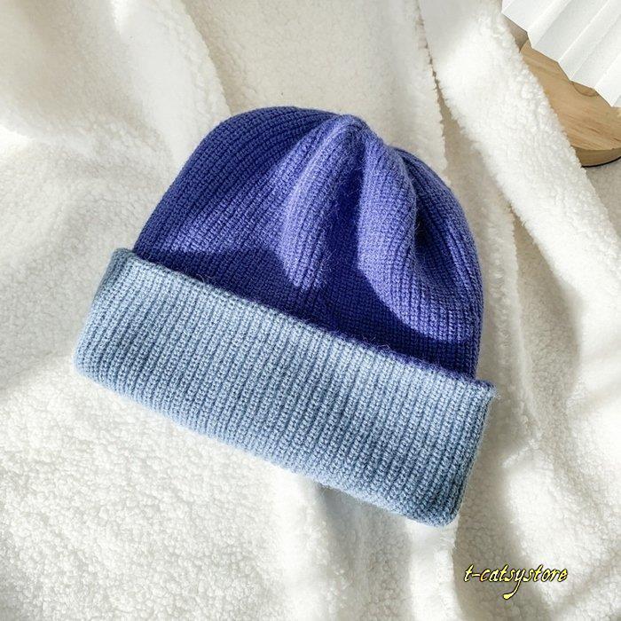 ニット帽 2way 防寒 秋冬 かわいい 帽子 配色 レディース メンズ 暖かい 大人 男女兼用 キャップ シンプル ゆったり コーデ 小顔効果 Lna m77 T Catsystore Tーcats Yストア 通販 Yahoo ショッピング