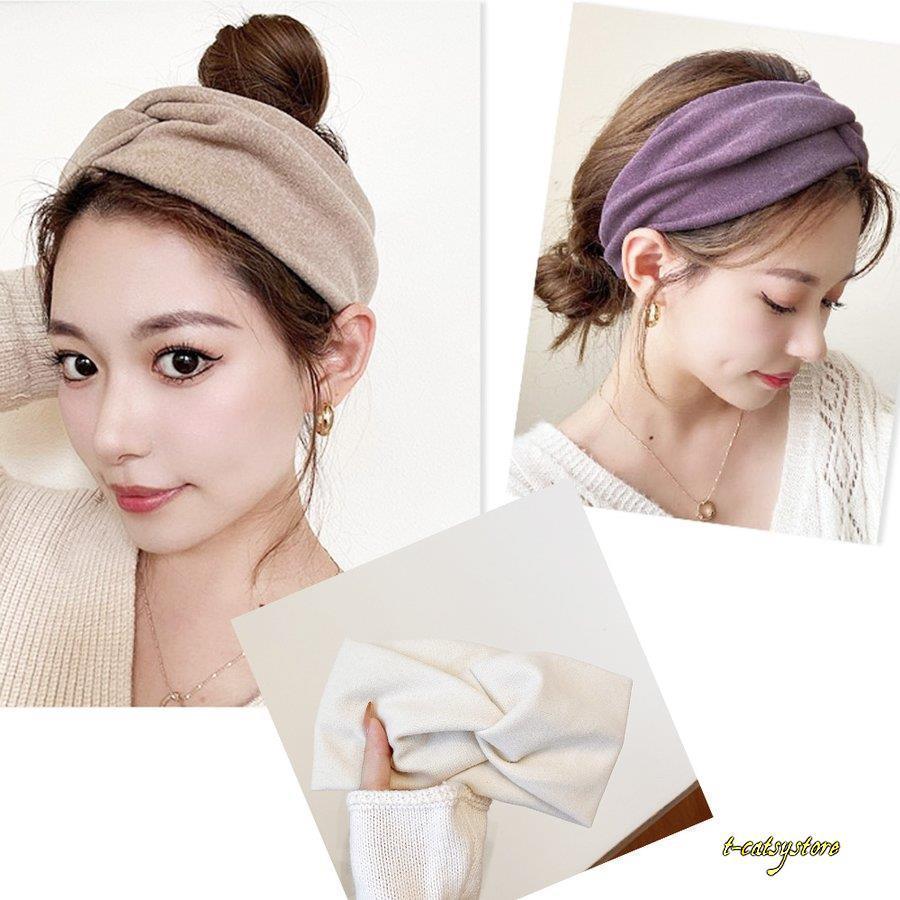 リボンターバン リバーシブルヘアバンド カチューシャ クロスターバン好き Www Vetrepro Fr