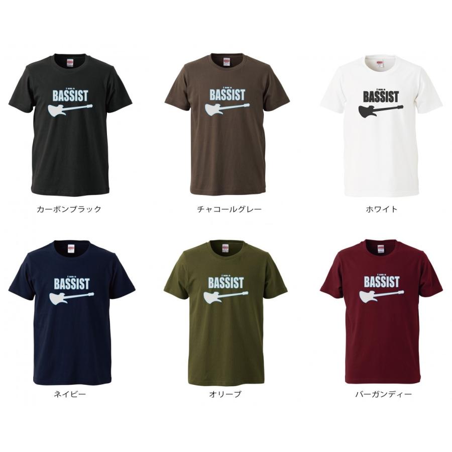 バンドTシャツ ロックTシャツ the BASSIST モッキンバード ベース IdentiT 全６色｜t-createshop｜02