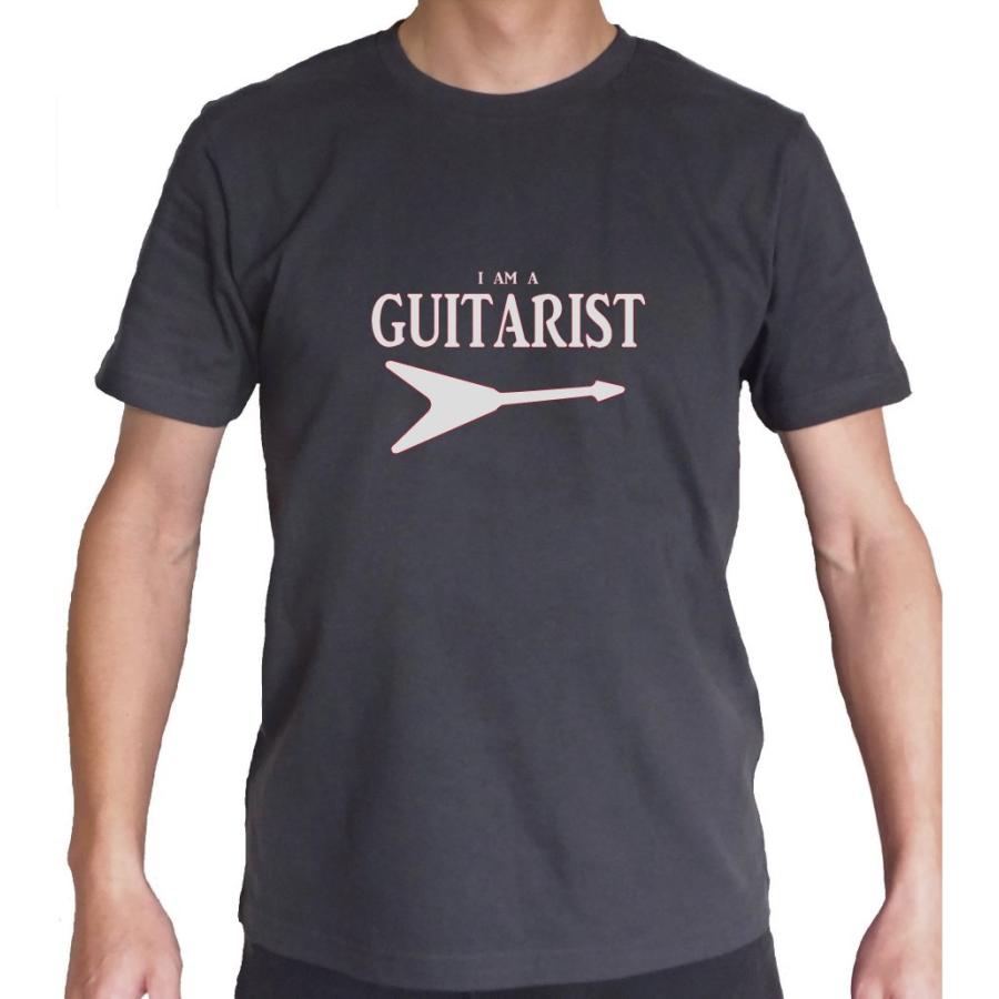 バンドTシャツ ロックTシャツ the GUITARIST フライングV ギター IdentiT 全６色｜t-createshop｜05