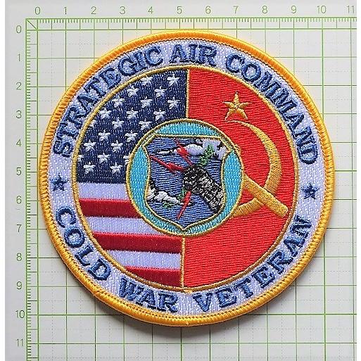 ミリタリーワッペン 戦略空軍司令部 COLD WAR VETERAN アメリカ軍 