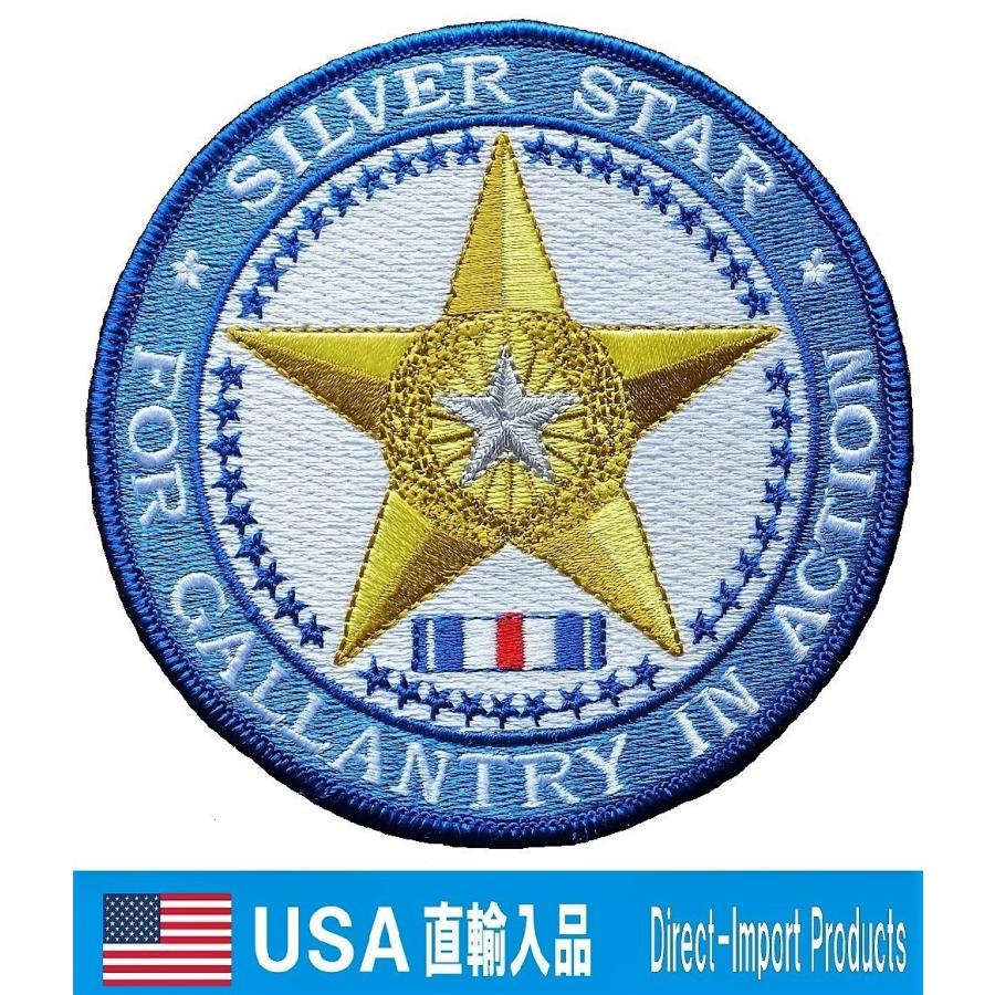 ミリタリー ワッペン シルバースター 銀星章 アメリカ軍 パッチ U S Military Mn Oh 18 T Create Shop 通販 Yahoo ショッピング