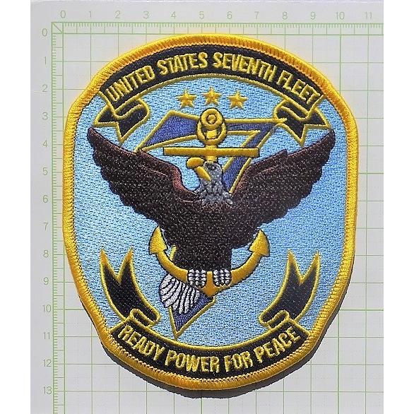 ミリタリーワッペン 米海軍 第7艦隊 7thフリート アメリカ軍 ミリタリーワッペン 米海軍 第7艦隊 7thフリート アメリカ軍