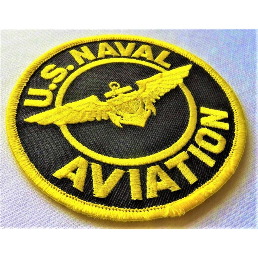 ミリタリー ワッペン 米海軍航空隊 NAVAL AVIATION アメリカ軍 パッチ U.S.NAVY｜t-createshop｜02