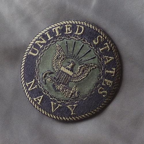 ミリタリー ワッペン 米海軍 エンブレム ODカラー アメリカ軍 パッチ