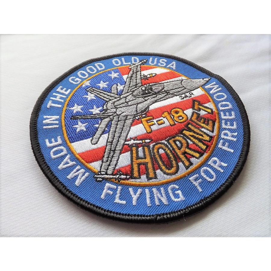 ミリタリーワッペン F-18 ホーネット USA FREEDOM アメリカ軍パッチ