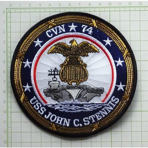 ミリタリーワッペン 航空母艦 CVN-74 ジョン・C・ステニス アメリカ軍パッチ U.S.NAVY｜t-createshop｜03