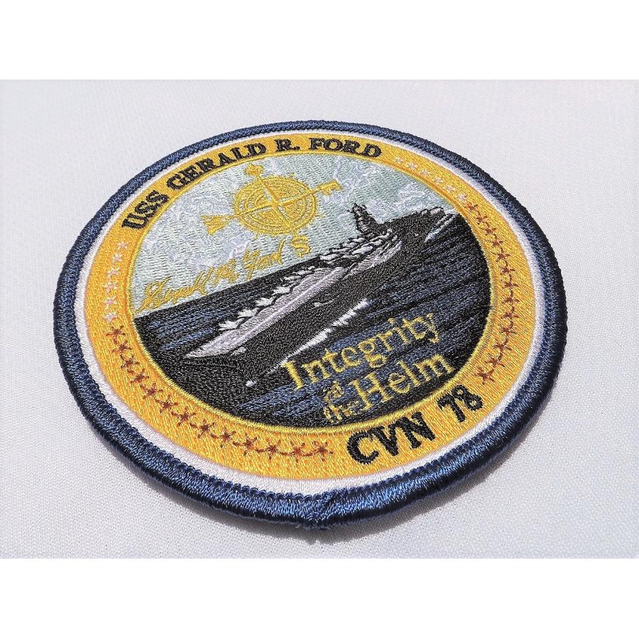 ミリタリーワッペン 航空母艦 CVN-78 ジェラルド・R・フォード