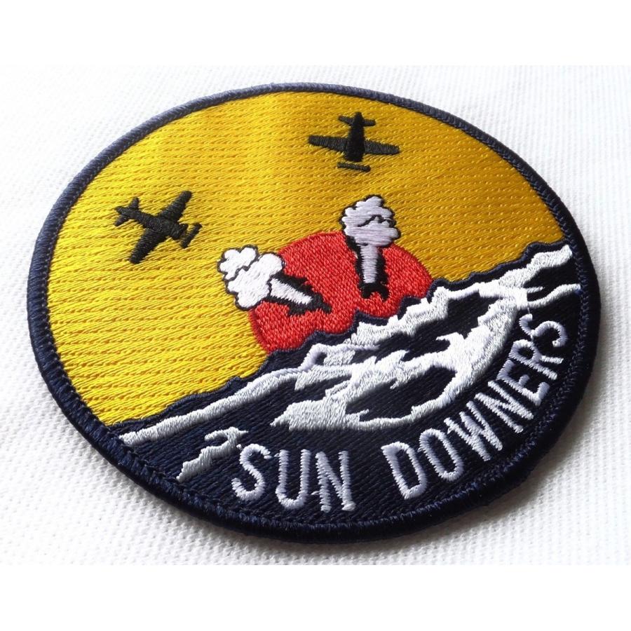ミリタリーワッペン VF-111 サンダウナーズ アメリカ軍パッチ U.S.NAVY