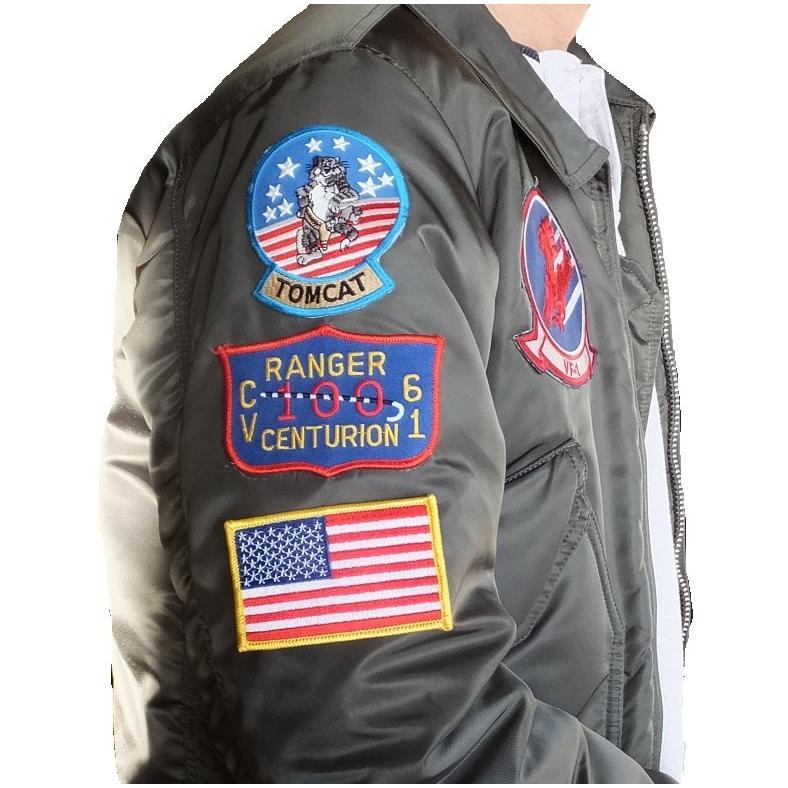 USフラッグ 星条旗 ミリタリー ワッペン アメリカ軍 パッチ : T