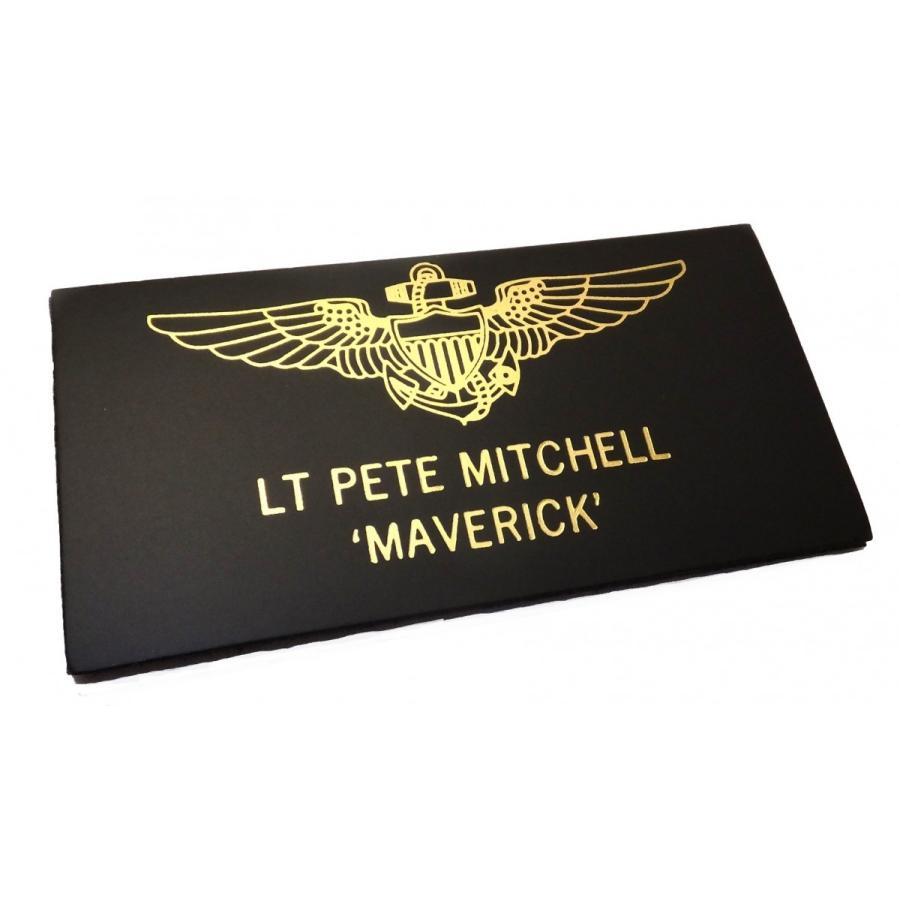 ネームタグ レザータイプ トップガン マーベリック ミリタリーワッペン