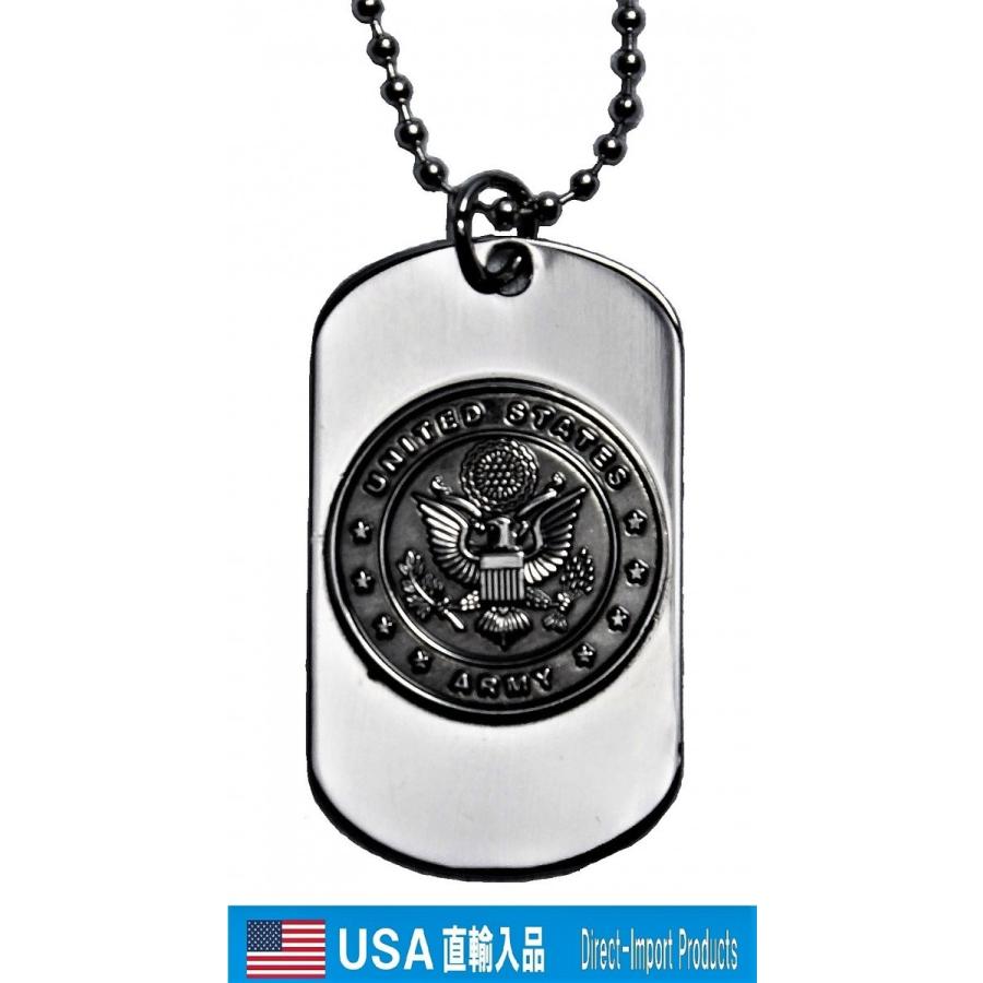 ドッグタグ ペンダント U.S.ARMY EAGLE CREST U.S.ミリタリー :QN-AC-10:T-create SHOP - 通販