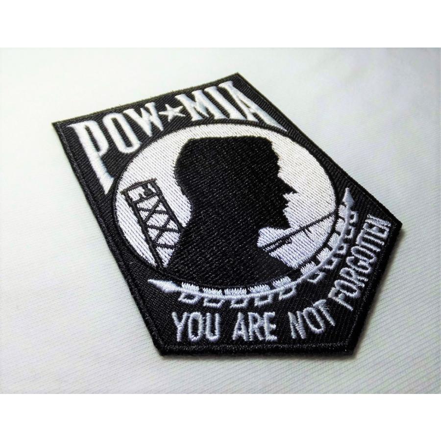 ミリタリーワッペン POW-MIA エンブレム アメリカ軍パッチ U.S.