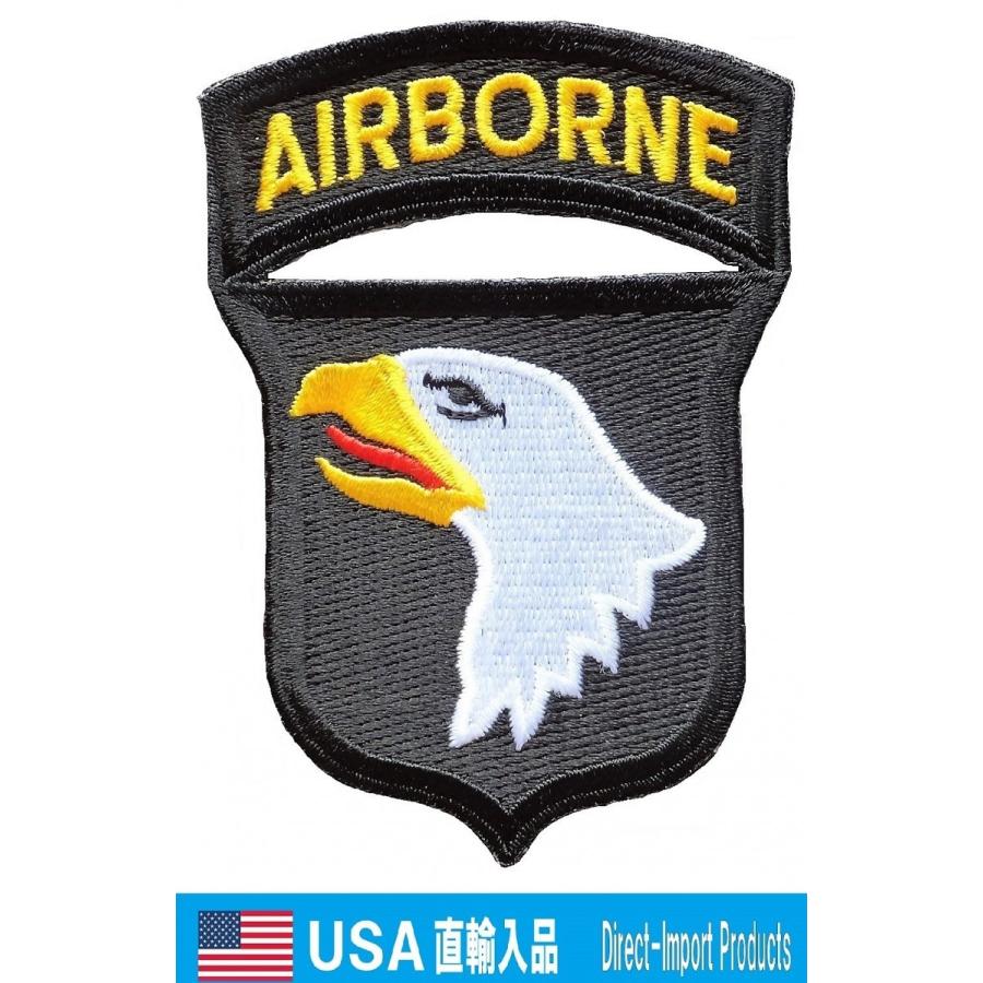 ミリタリー ワッペン アメリカ軍 パッチ 米陸軍 第101空挺師団 エンブレム U.S.ARMY QNSP14Tcreate