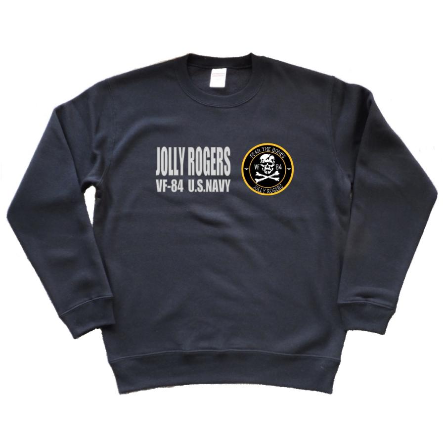 ミリタリー トレーナー スウェット VF-84 ジョリーロジャース 米海軍