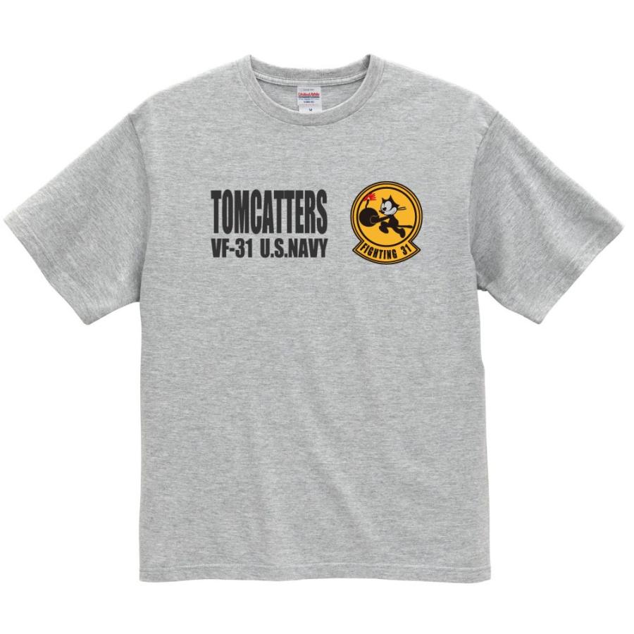 ミリタリー Tシャツ アメリカ海軍 トムキャッターズ VF-31 U.S.NAVY