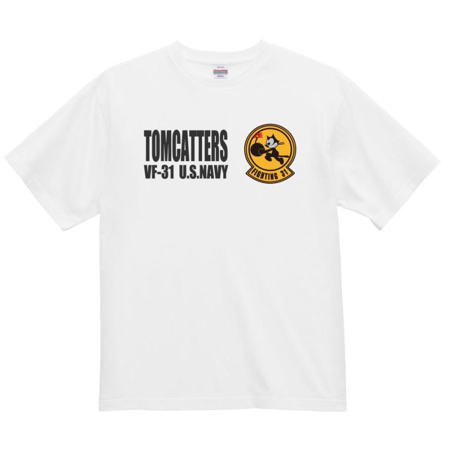 ミリタリー Tシャツ アメリカ海軍 トムキャッターズ VF-31 U.S.NAVY