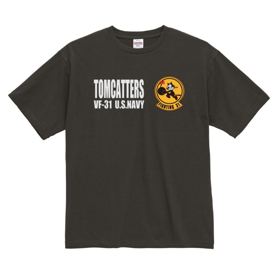 ミリタリー Tシャツ アメリカ海軍 トムキャッターズ VF-31 U.S.NAVY