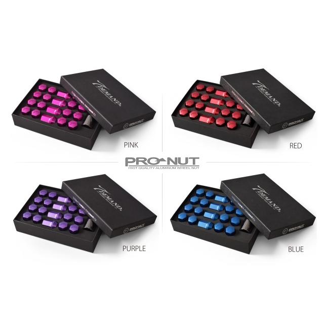 PRONUT ホイールナット 普通車用 M12 35mm P1.5 全14色 ティーディ 