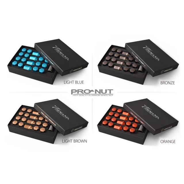 PRONUT ホイールナット 普通車用 M12 35mm P1.5 全14色 ティーディ 
