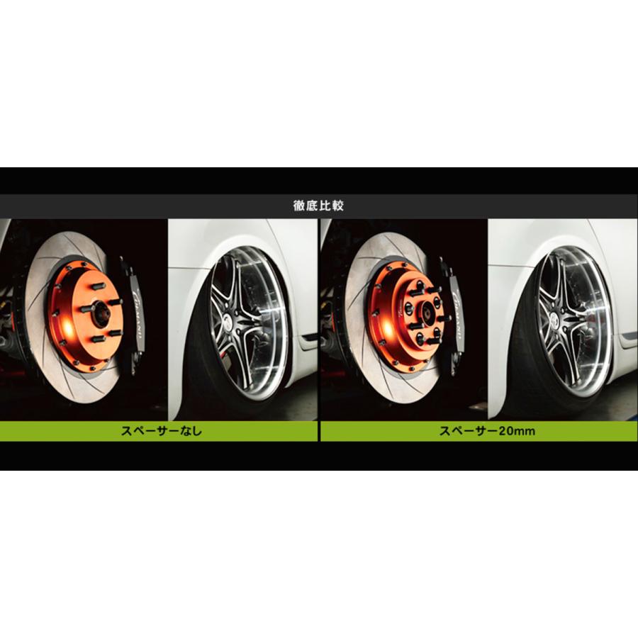 T-DEMAND　ワイドトレッドスペーサー　114.3-5H　P1.5　25mm　TDMGL　ワイトレ　ツライチ　ホイールを引き立てる！ |  | 02