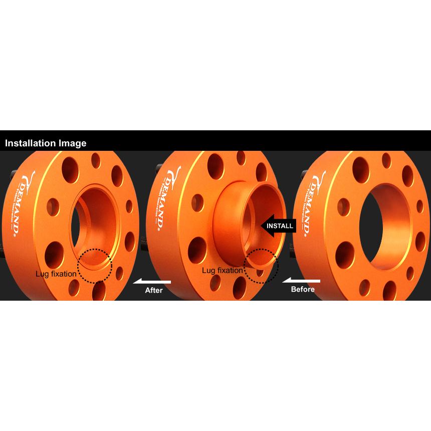 T-DEMAND　ワイドトレッドスペーサー　114.3-5H　P1.5　25mm　TDMGL　ワイトレ　ツライチ　ホイールを引き立てる！ |  | 03