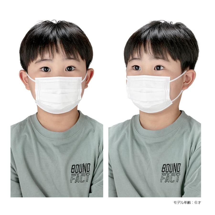 [3AIR] マスク 不織布 日本製マスク 30枚入り 個別包装 3層フィルター 99%徹底カット XS 子供用ホワイト｜t-ds-shop｜05