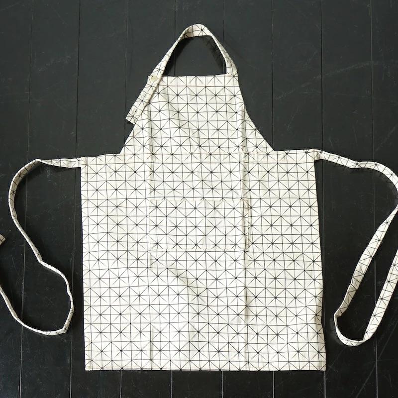 AMIR Apron triangle Affari エプロン ポケット付き キッチン ガーデニング 男女兼用 レディース メンズ アウトドア オールシーズン 綿 コットン モノトーン |  | 01