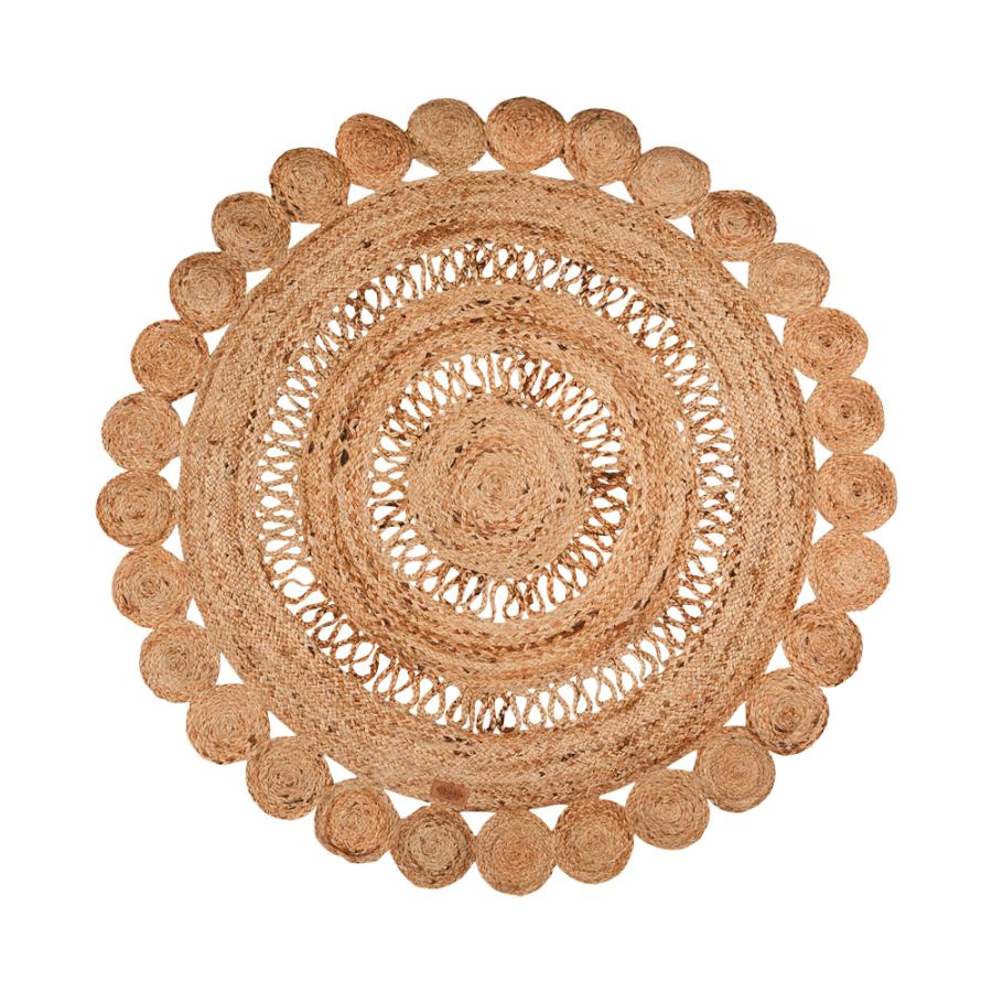 Affari ジュート ラグ 麻 円形 150cm | 